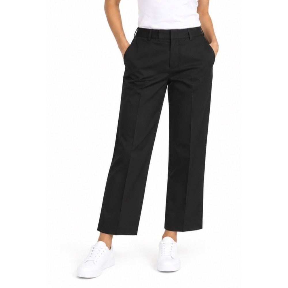 Lauren By Ralph Lauren Women's Black Pants 10 Petite 100% Cotton